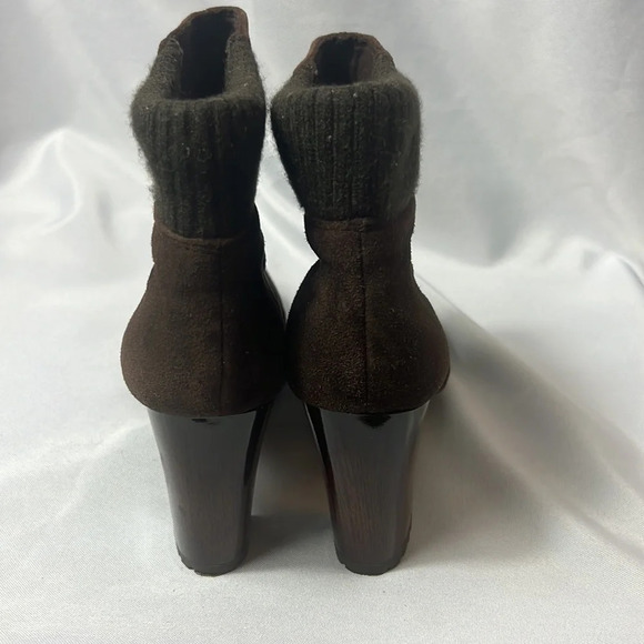 Kenneth Cole Reaction Leather Brown Boots Size 7 - Picture 3 of 8